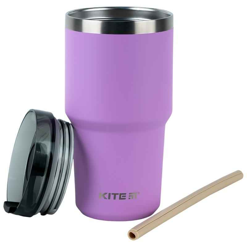 Термокружка Kite K24-1206-2, 600 мл, фіолетова