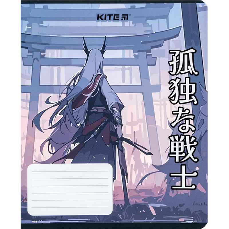 Тетрадь школьная Kite Anime K24-237, 18 листов, в линию