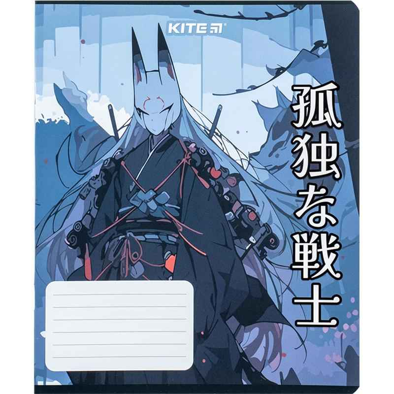 Тетрадь школьная Kite Anime K24-237, 18 листов, в линию