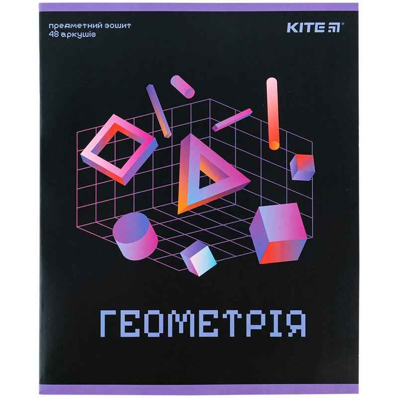 Зошит предметний Kite Neo K24-240-11, 48 аркушів, клітинка, геометрія