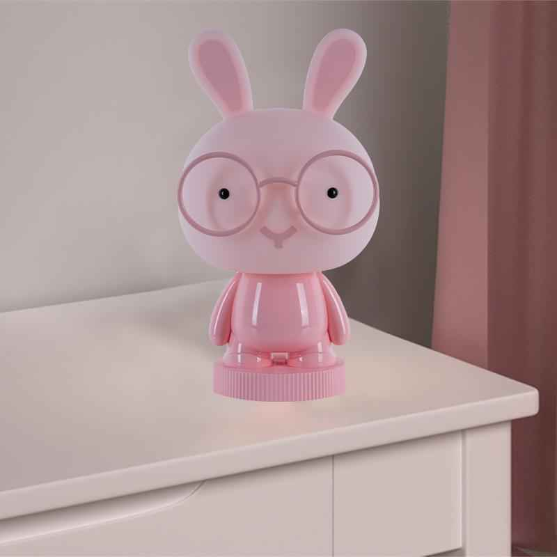 Світильник-нічник LED з акумулятором Bunny Kite K24-490-1-2, рожевий