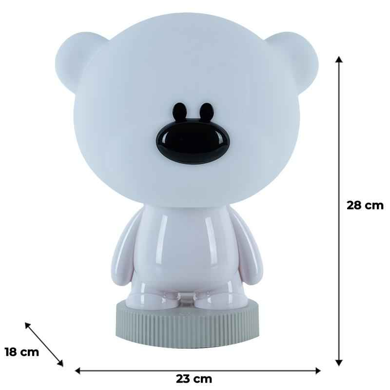 Світильник-нічник LED з акумулятором Bear Kite K24-490-2-1, білий