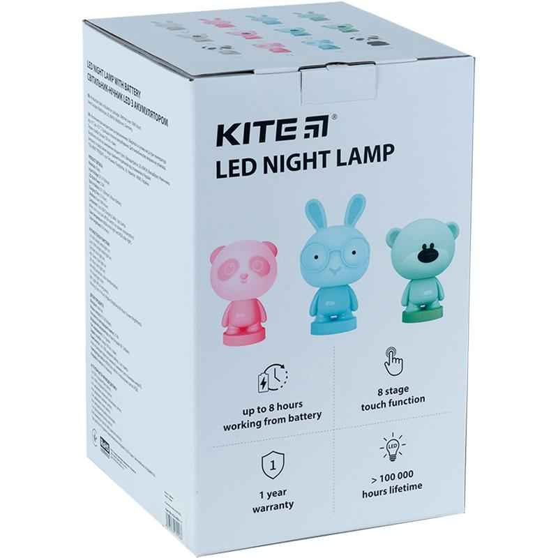 Світильник-нічник LED з акумулятором Bear Kite K24-490-2-2, рожевий