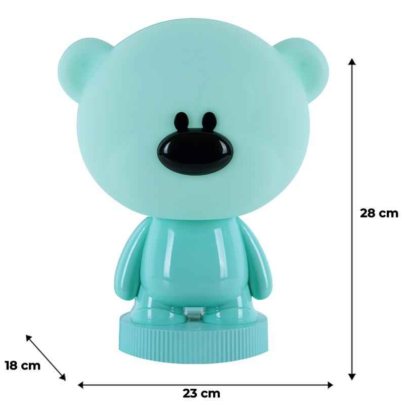 Світильник-нічник LED з акумулятором Bear Kite K24-490-2-4, зелений