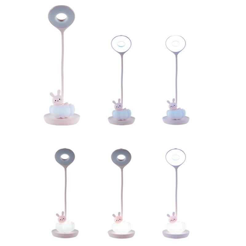 Настільна лампа LED з акумулятором Cloudy Bunny Kite K24-493-1-2, рожевий