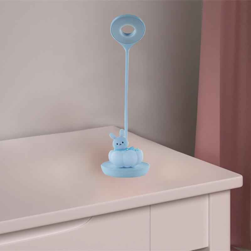 Настільна лампа LED з акумулятором Cloudy Bunny Kite K24-493-1-3, блакитний