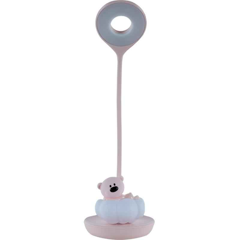 Настільна лампа LED з акумулятором Cloudy Bear Kite K24-493-2-2, рожевий