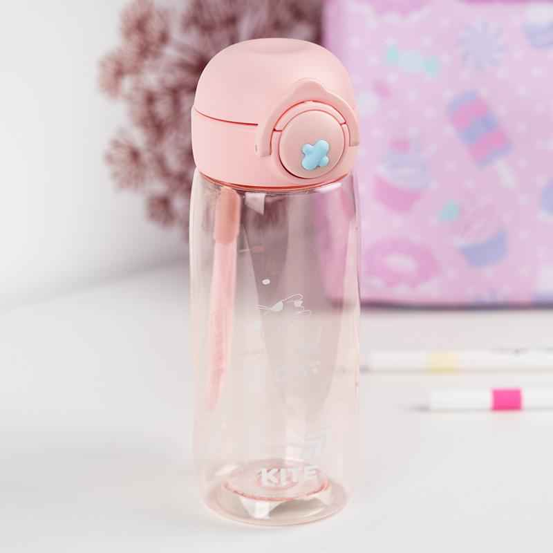 Пляшечка для води Kite K25-1236-3, 480 мл, рожева