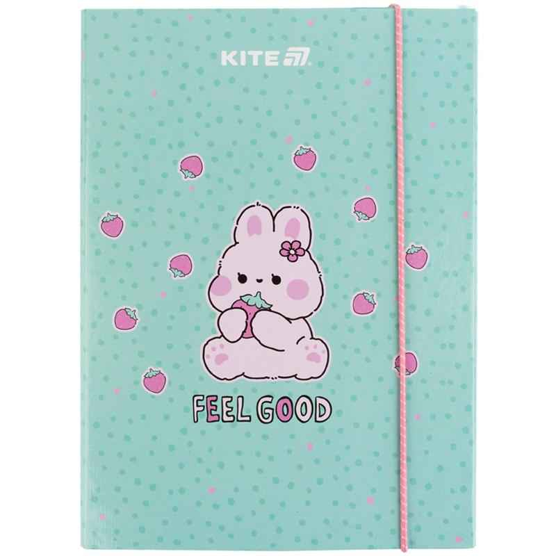 Папка для зошитів на гумці Kite Feel Good K25-210-1, картон