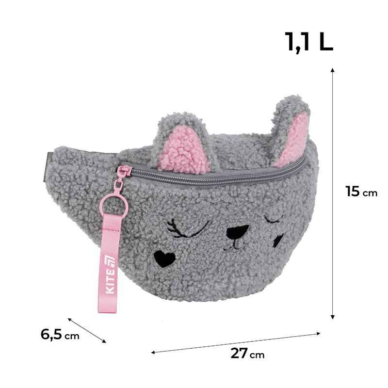 Сумка-бананка дитяча Kite Kids Sweety Cat K25-2577-1