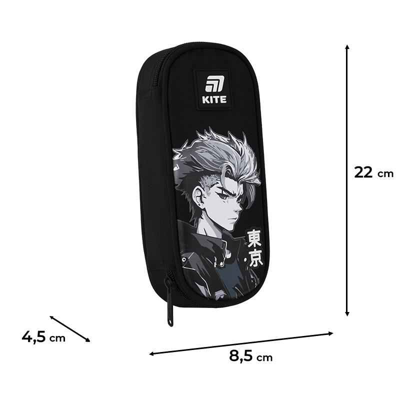 Пенал школьный Kite Anime Boy K25-599-12