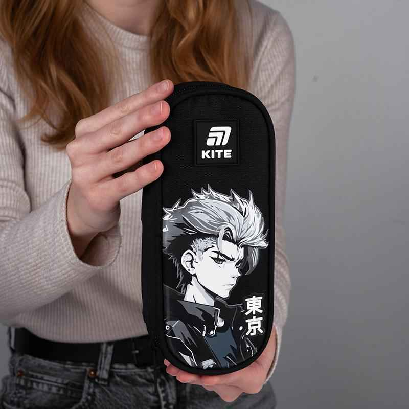 Пенал школьный Kite Anime Boy K25-599-12