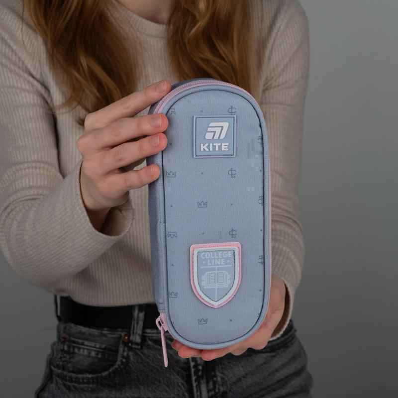 Пенал шкільний Kite College Line Girl K25-599-3