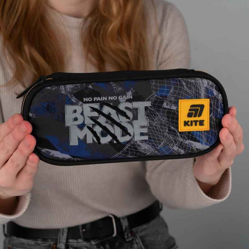 Пенал школьный Kite Beast mode K25-599-8