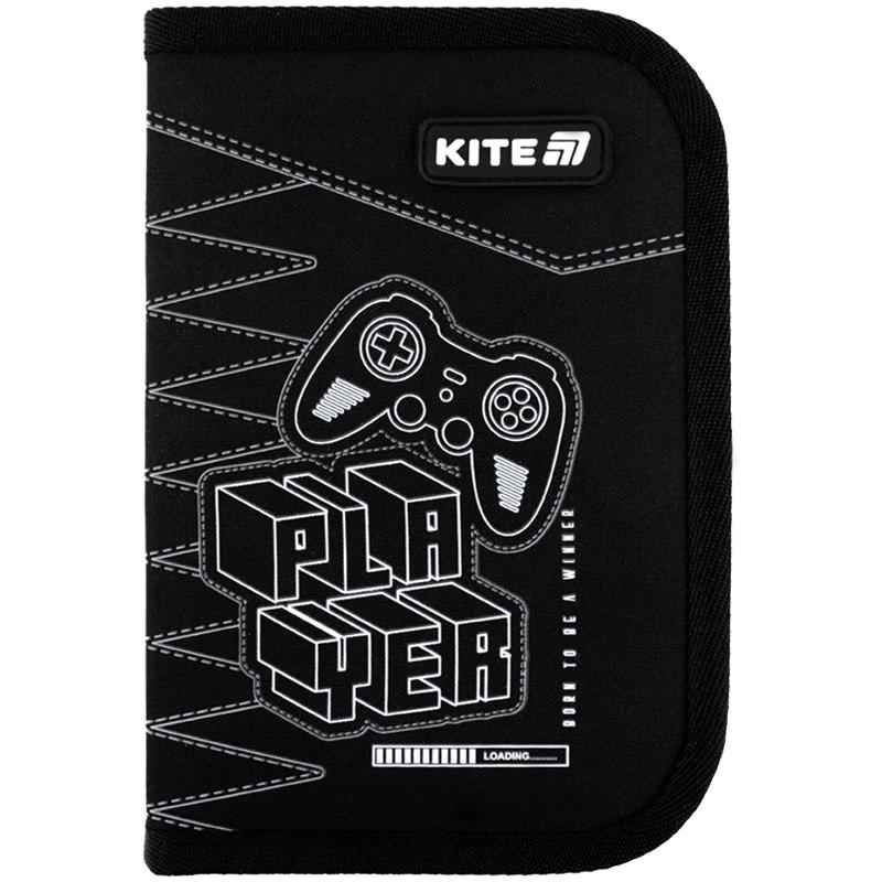 Пенал школьный Kite Player K25-622-6 без наполнения,1 отделение, 2 отворота