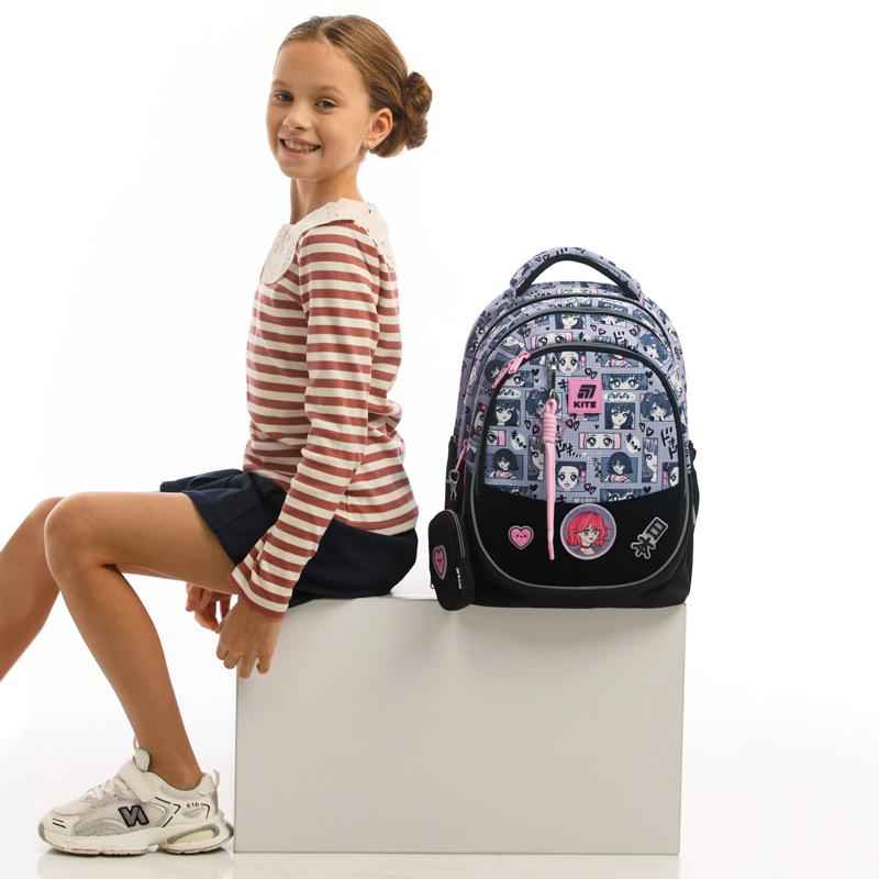 Рюкзак шкільний Kite Education Anime Girl K25-700M-1
