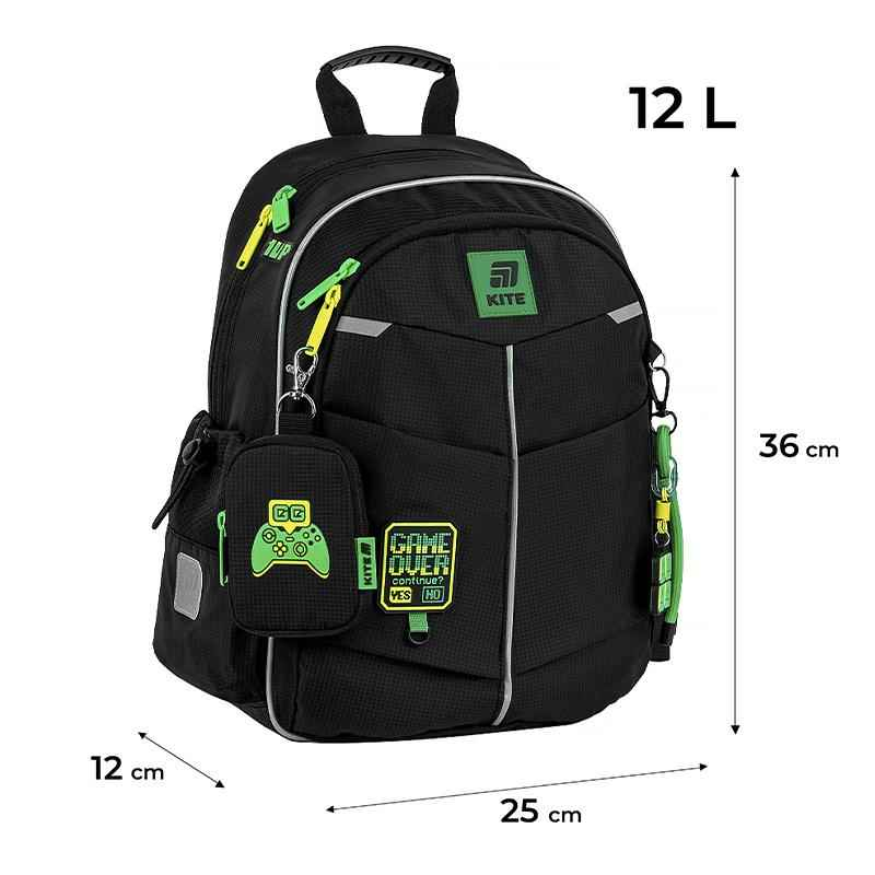 Рюкзак школьный Kite Education Game Over K25-771S-4