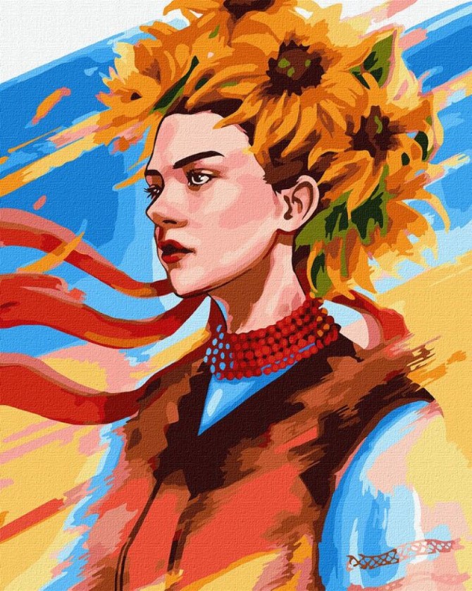 Картина за номерами Ідейка Нескорена краса ©yelartie KHO4856, 40х50 см