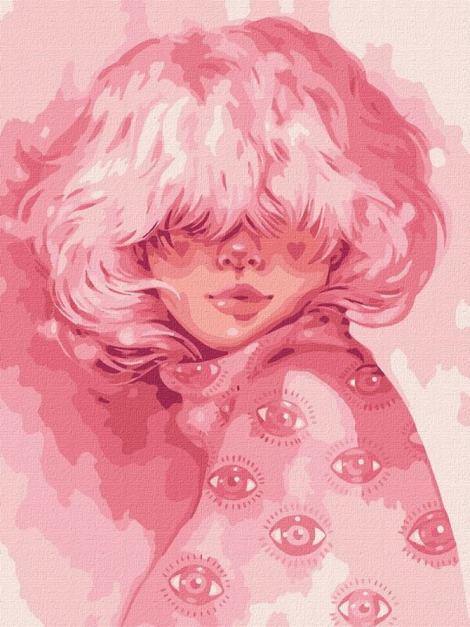 Картина за номерами Ідейка Мої рожеві мрії ©lesya_nedzelska_art KHO4940