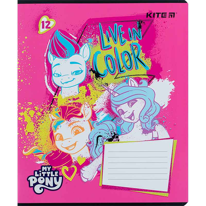 Тетрадь школьная Kite My Little Pony LP24-234, 12 листов, в линию