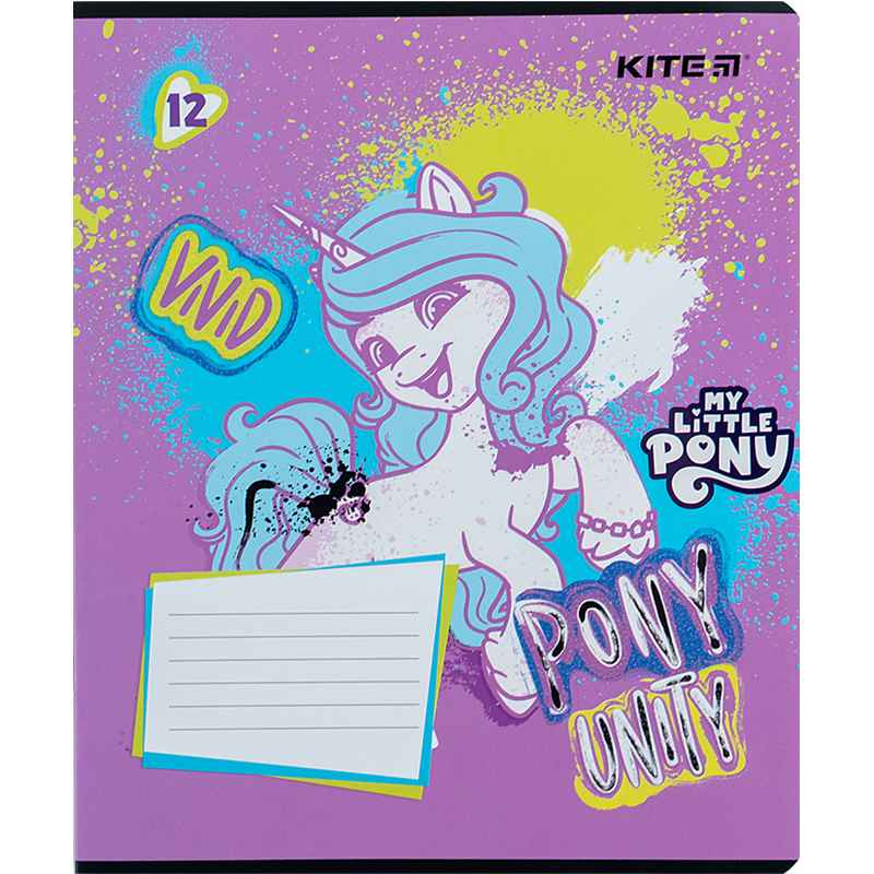 Тетрадь школьная Kite My Little Pony LP24-234, 12 листов, в линию
