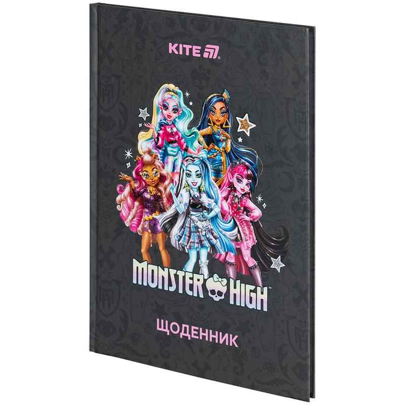 Щоденник шкільний Kite Monster High MH25-262, тверда обкладинка