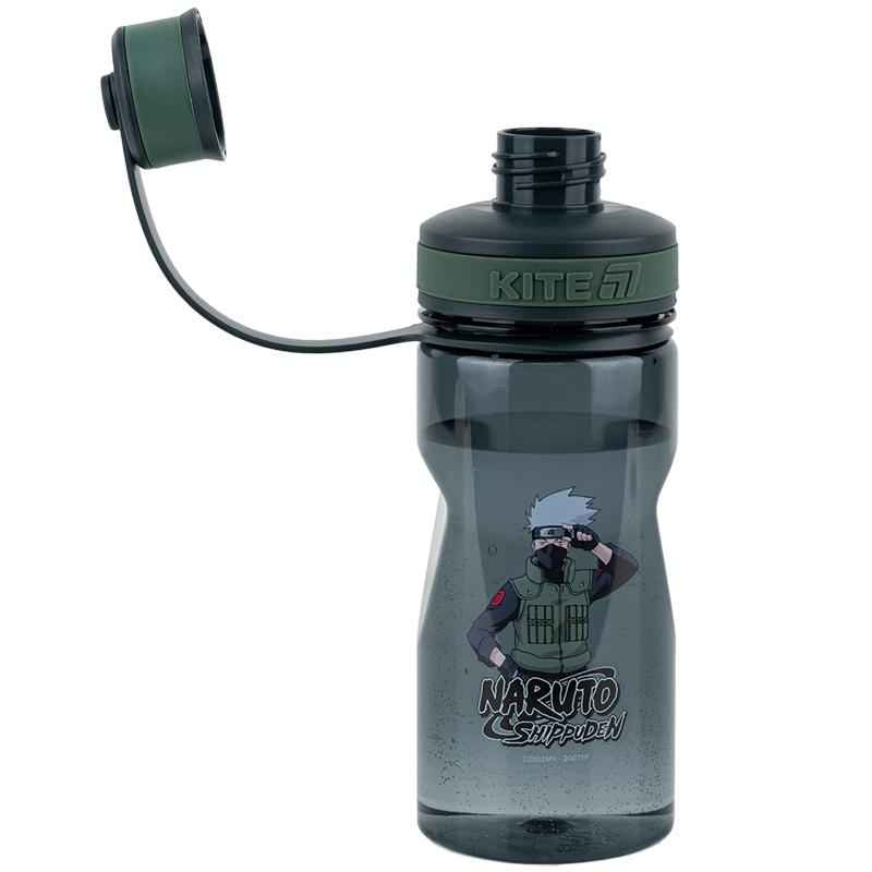 Пляшечка для води Kite Naruto NR25-397, 500 мл, сіра