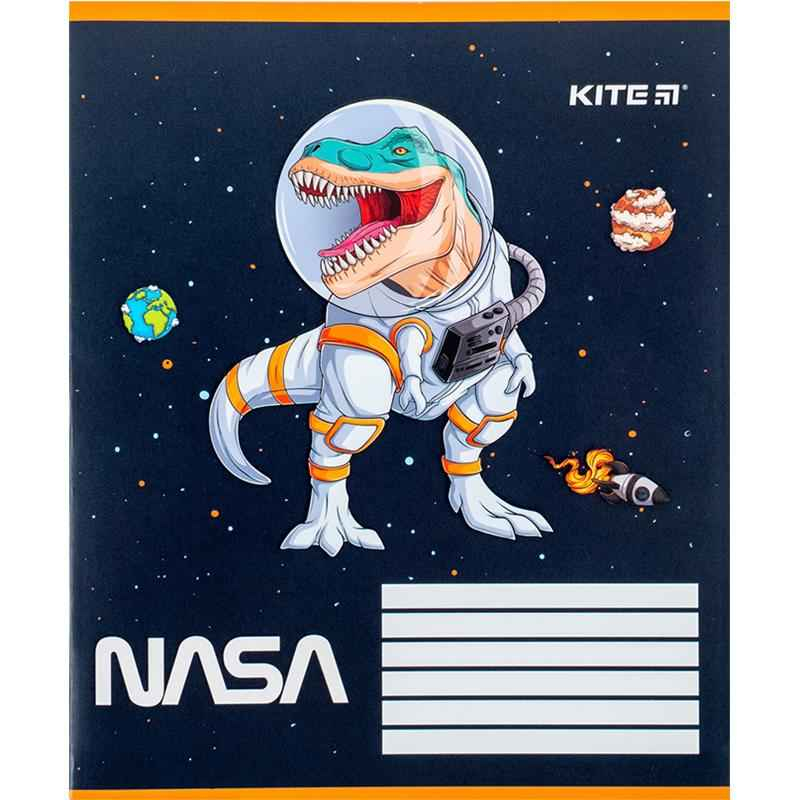 Зошит шкільний Kite NASA NS24-235, 12 аркушів, коса лінія