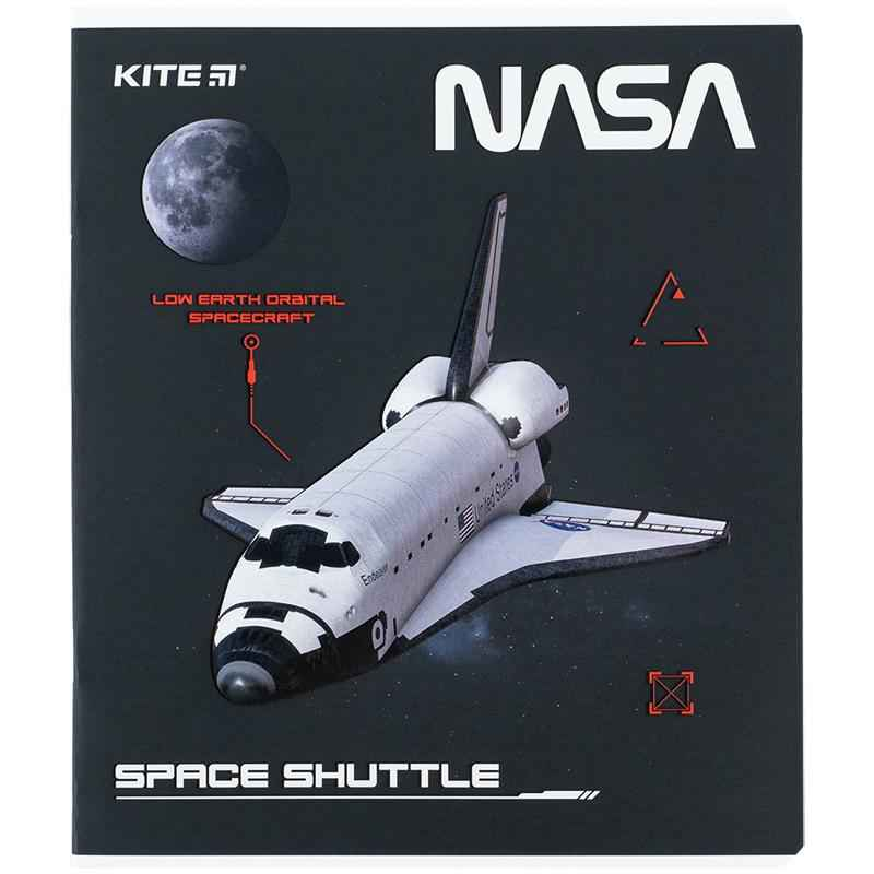 Зошит шкільний Kite NASA NS24-259, 48 аркушів, клітинка