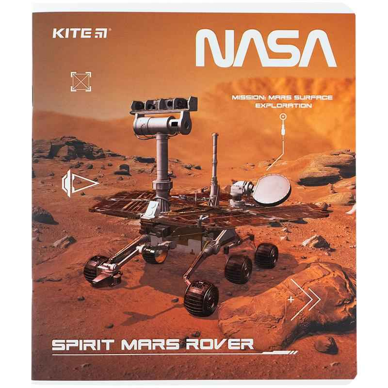 Зошит шкільний Kite NASA NS24-259, 48 аркушів, клітинка