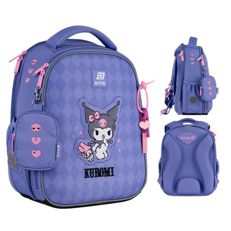Шкільний набір Kite Kuromi SET_HK25-555S-2 (рюкзак, пенал, сумка)