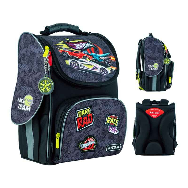 Шкільний набір Kite Hot Wheels SET_HW24-501S (рюкзак, пенал, сумка)
