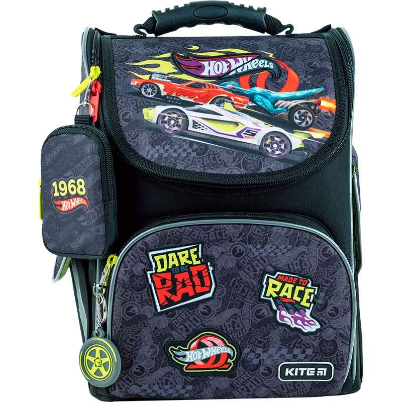 Шкільний набір Kite Hot Wheels SET_HW24-501S (рюкзак, пенал, сумка)