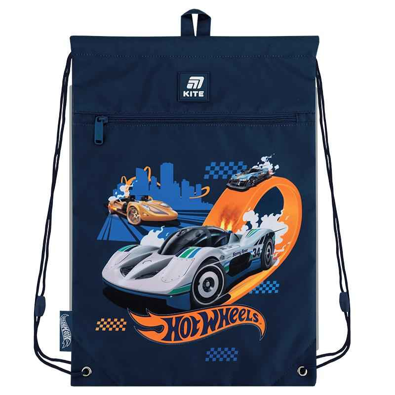 Шкільний набір Kite Hot Wheels SET_HW25-724S (рюкзак, пенал, сумка)