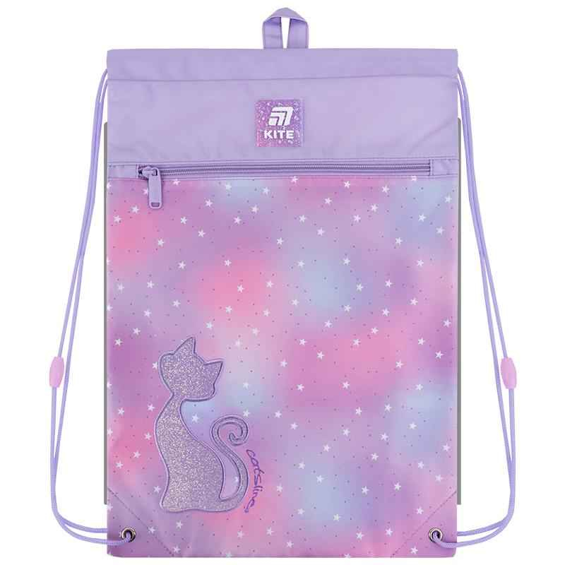 Шкільний набір Kite Catsline SET_K25-724S-2 (рюкзак, пенал, сумка)