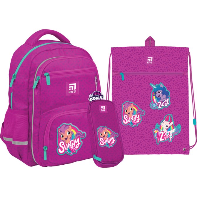 Шкільний Набір Kite Education My Little Pony SET_LP22-773S рюкзак + пенал + сумка