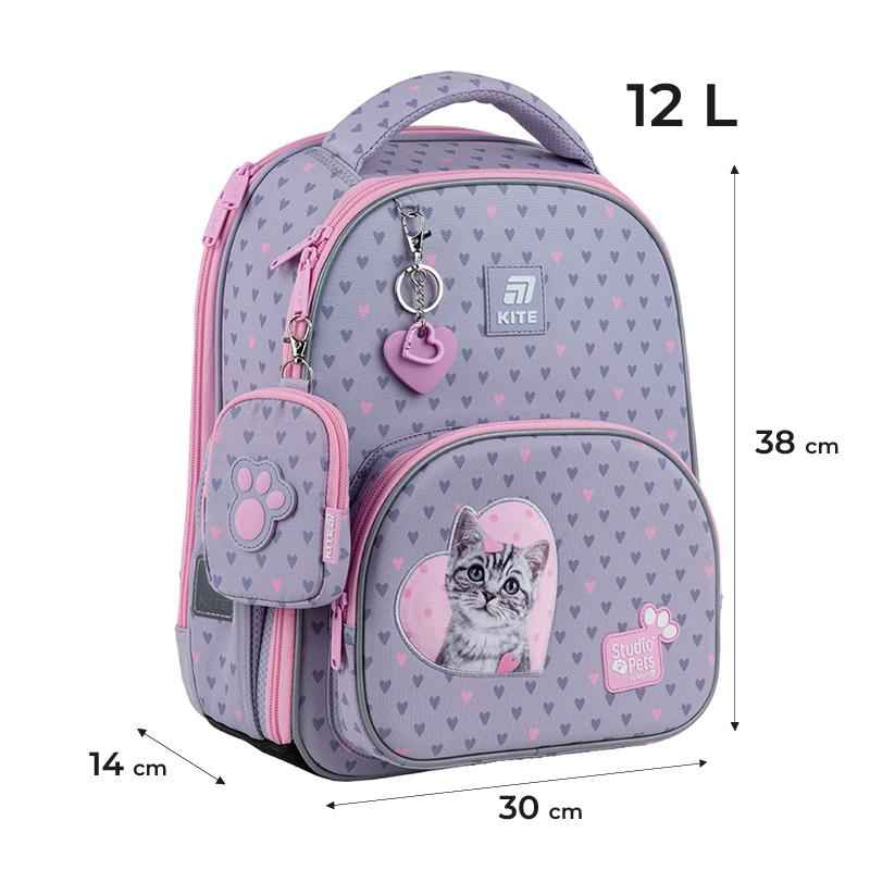 Шкільний набір Kite Studio Pets SET_SP25-556M (рюкзак, пенал, сумка)