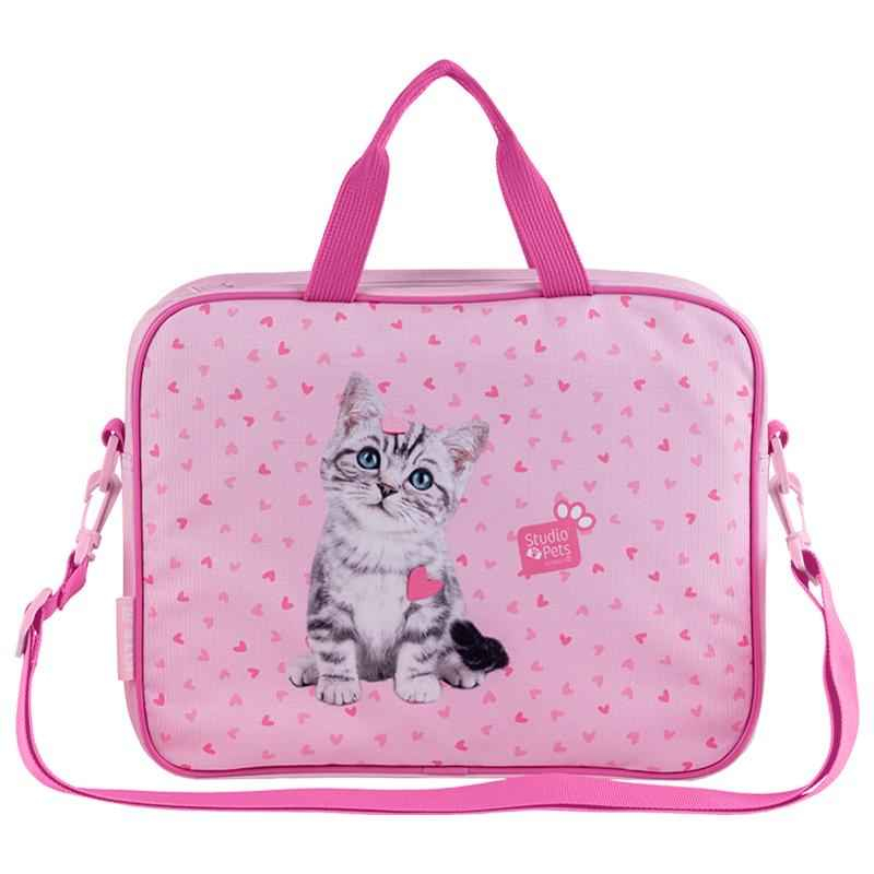 Шкільна текстильна сумка Kite Studio Pets SP25-589-1