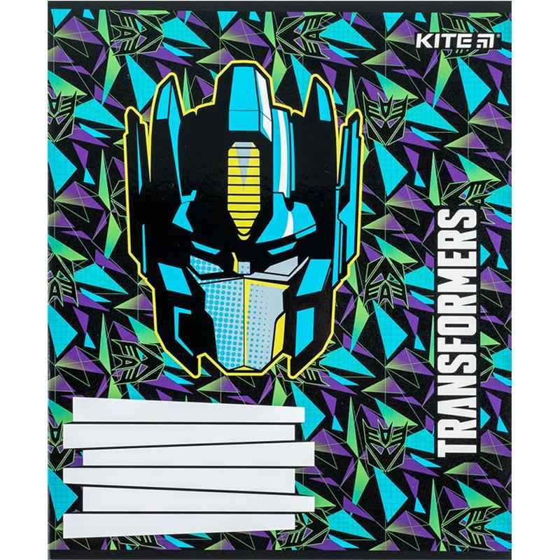 Зошит шкільний Kite Transformers TF24-235, 12 аркушів, коса лінія