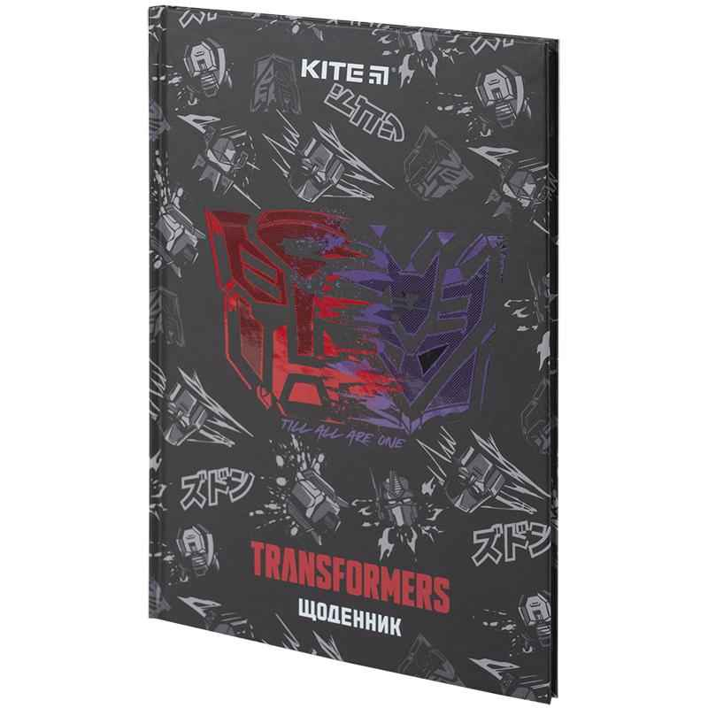 Щоденник шкільний Kite Transformers TF24-262, тверда обкладинка
