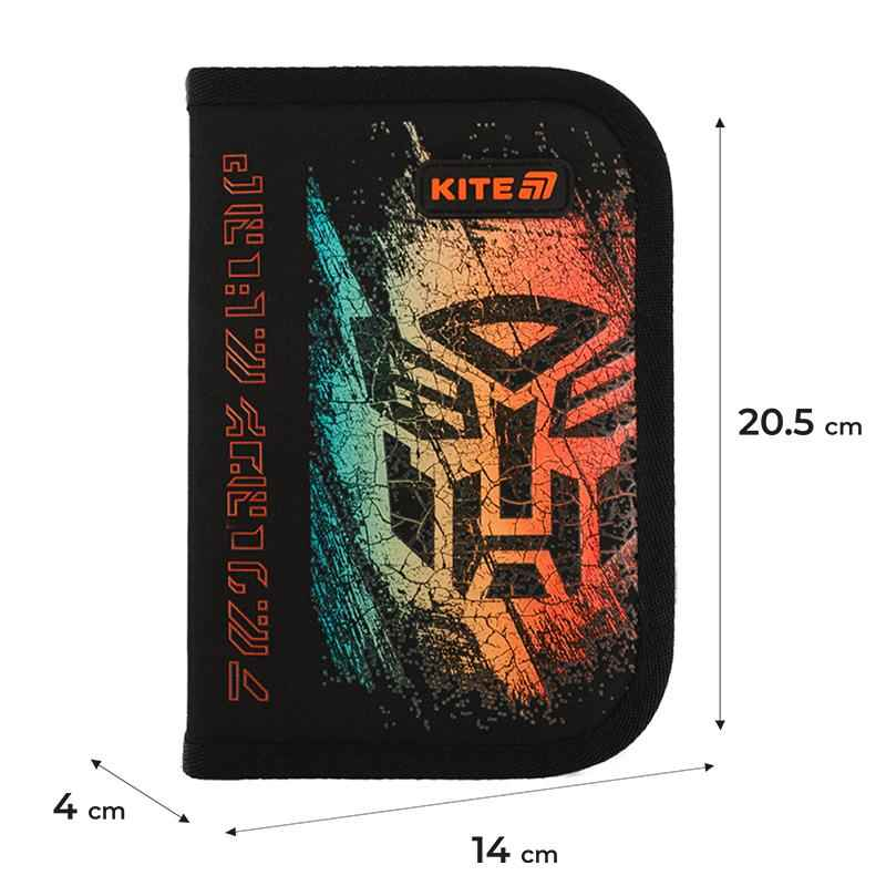 Пенал шкільний Kite Transformers Generations TF25-622 без наповнення 1 відділення, 2 відворота