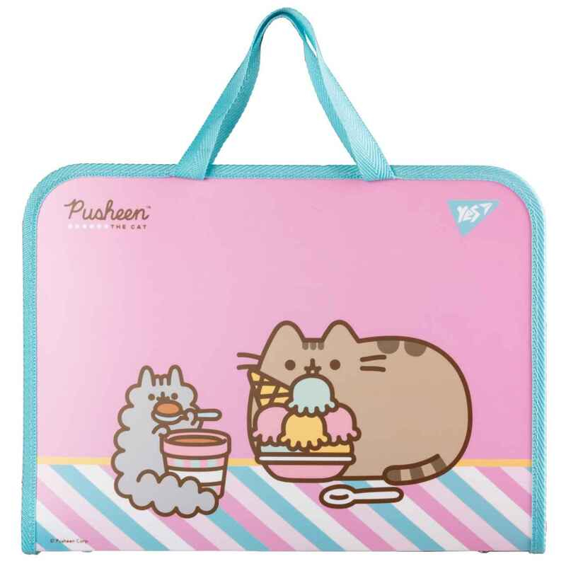 Папка портфель Yes Pusheen Stormy 492238, FC