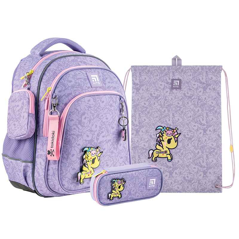 Шкільний набір Kite tokidoki SET_TK24-763S (рюкзак, пенал, сумка)