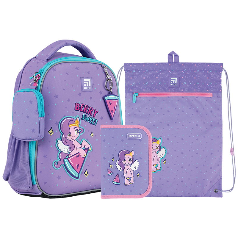 Шкільний набір Kite My Little Pony SET_LP24-555S (рюкзак, пенал, сумка)