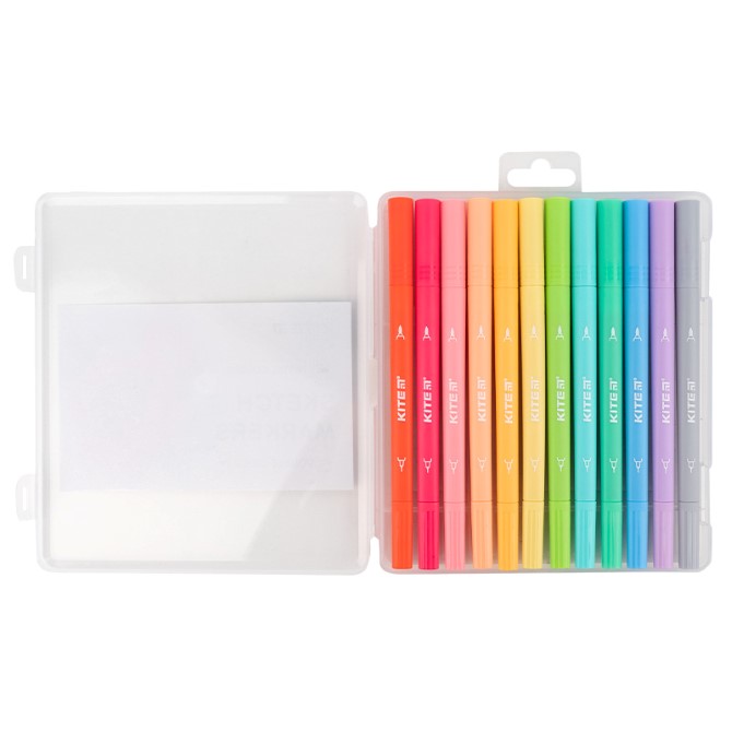 Скетч маркери Kite Pastel K22-045, 12 кольорів
