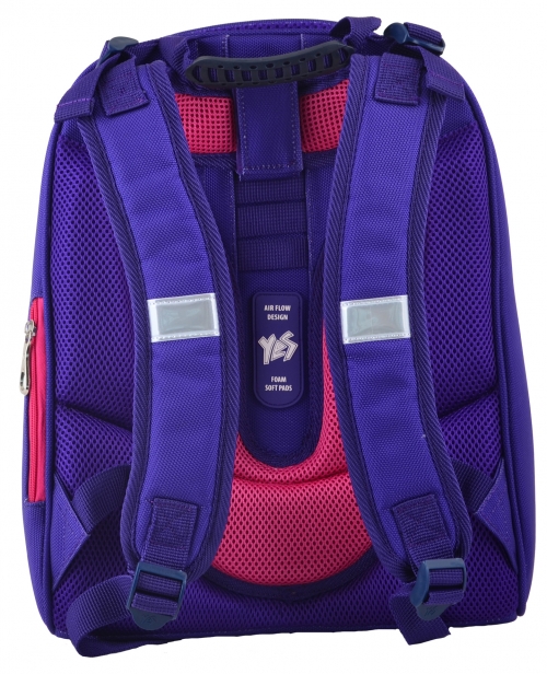 Рюкзак шкільний каркасний YES H-12-1 Kotomaniya blue