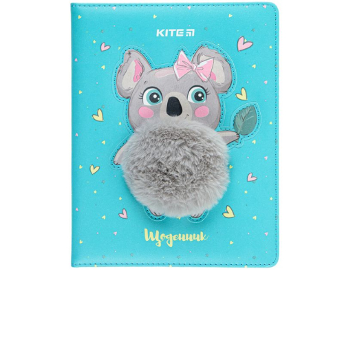 Щоденник шкільний Kite Pretty koala K22-264-8, тверда обкладинка, PU