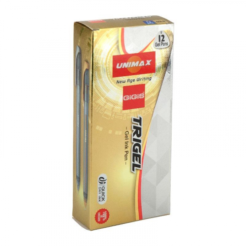 Ручка гелева Unimax Trigel-2 ux-131-35, золота