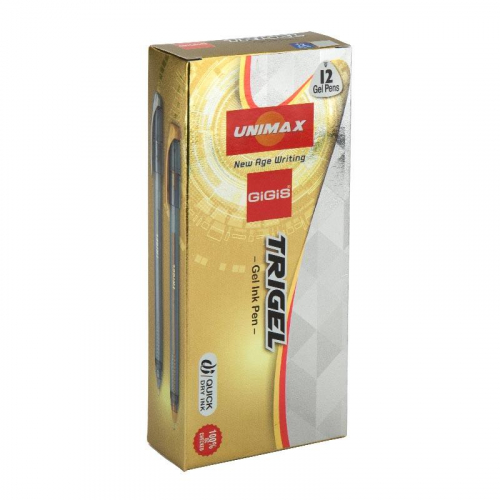 Ручка гелева Unimax Trigel-2 ux-131-34, срібна