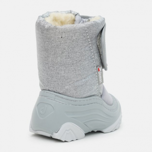 Зимові чоботи дутики DEMAR DOGGY 4021NE Silver сірий